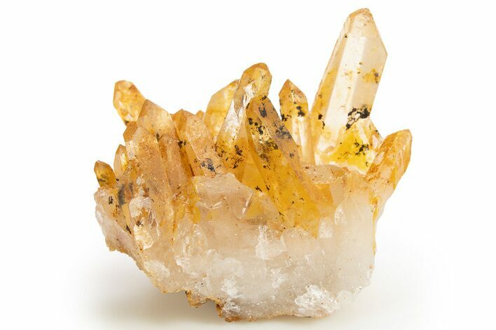 Tangerine Quartz Crystal Cluster - Brazil #328867